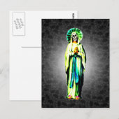 Cult of Santa Muerte Briefkaart (Voorkant / Achterkant)