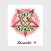 Cult van Seitan Sticker (Vel)