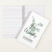 Culte pure Carnet à 2 faces Eucalyptus (À l'intérieur)