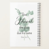 Culte pure Carnet à 2 faces Eucalyptus (Verso)