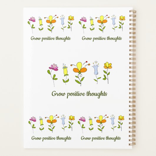 Cultiver des pensées positives fleurs (Dos)