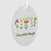 Cultiver des pensées positives fleurs (devant)