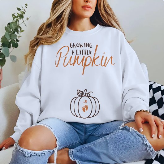 Cultiver Un Petit Sweatshirt Citrouille
