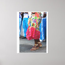 culture dancing canvas afdruk