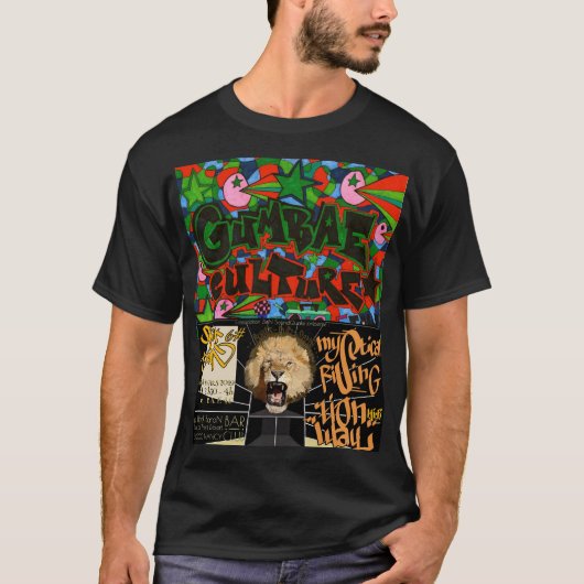 CULTURE GUMBAE. / T-Shirt Basic Dark SCRIBZ (Devant)