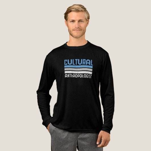 CULTUREEL ANTROPOLOOG Tri-Blend SHIRT (Voorkant)
