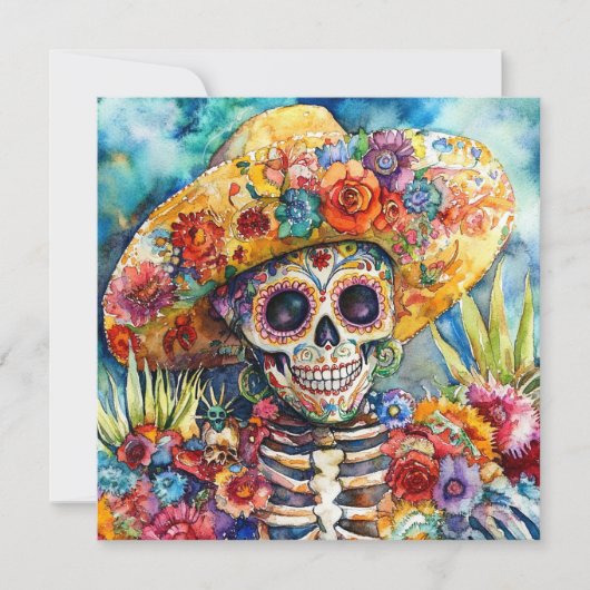 Culturele Dag van de Doden Kaart (Voorkant)