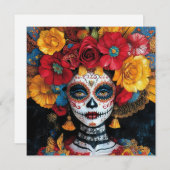 Culturele Dag van de Doden Kaart (Voorkant / Achterkant)