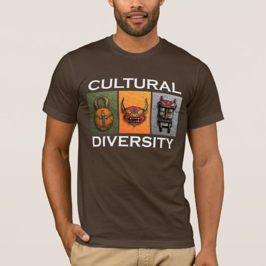 Culturele diversiteit t-shirt (Voorkant)