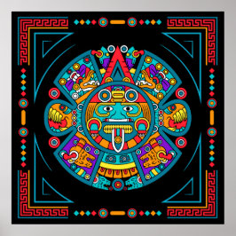 Culturele Kunst van Mexico Poster