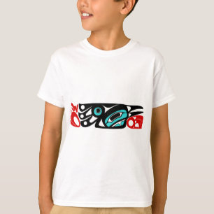 Culturele Raven van de Noordwestkust Kunst T-shirt