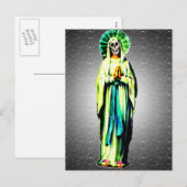 Cultus van Kerstman Muerte Feestdagenkaart (Voorkant / Achterkant)