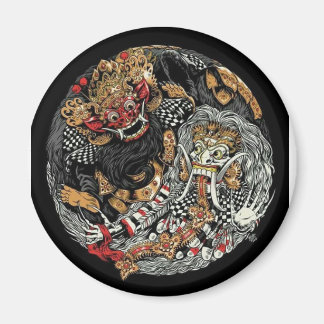 Cultuur Bali, Indonesië, fotomagneten Magneet