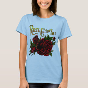 Cultuur van het roos 1887 t-shirt