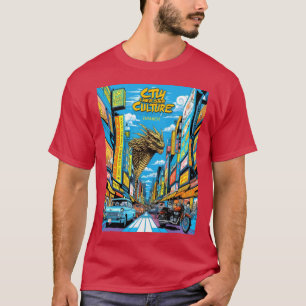 Cultuurstad: Japanse straten en legendes T-shirt