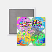 Culver CIty Quadro Seasons Magnet (Recto/Verso)