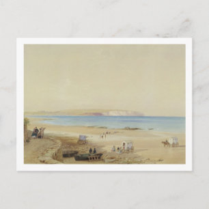 Culver Cliff, eiland of Wight (m/c, pen & inkt, li Briefkaart