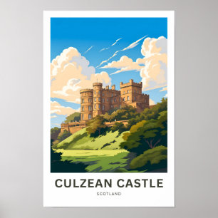 Culzean Castle Scotland Reisprint Poster