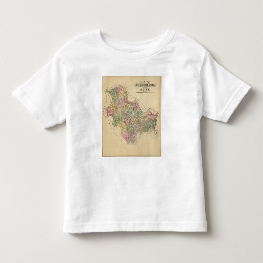 Cumberland Co., Maine Kinder Shirts (Voorkant)