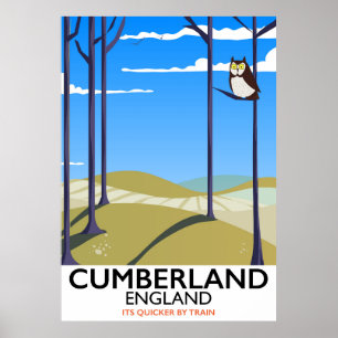 Cumberland, Engeland,  reisposter. Poster