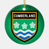 Cumberland Flag Keramisch Ornament (Voorkant)
