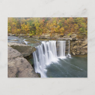 Cumberland Herfst State Park bij Corbin Kentucky Briefkaart