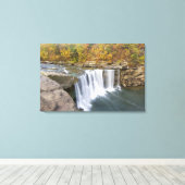 Cumberland Herfst State Park bij Corbin Kentucky Canvas Afdruk (Insitu (Houten vloer))