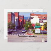 Cumberland Maryland Briefkaart (Voorkant / Achterkant)