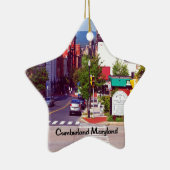 Cumberland Maryland Keramisch Ornament (Rechts)