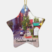 Cumberland Maryland Keramisch Ornament (Links)