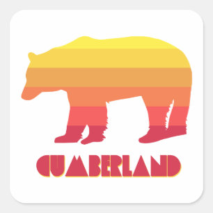 Cumberland Maryland Rainbow Beer Vierkante Sticker