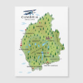 Cumbria Engeland Reisposter. (Voorkant)
