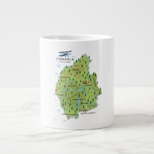 Cumbria Engeland Reisposter. Extra Grote Beker