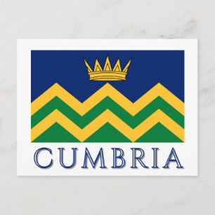 Cumbriaanse vlag (vanaf 2025) briefkaart