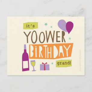 Cumbrian Birthday Post Kaart