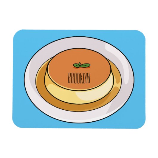 Cumcaramel cartoon illustratie magneet (Horizontaal)