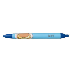 Cumcaramel cartoon illustratie zwarte inkt pen
