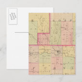 Cuming County, Nebraska Briefkaart (Voorkant / Achterkant)