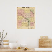 Cuming County, Nebraska Poster (Keuken)
