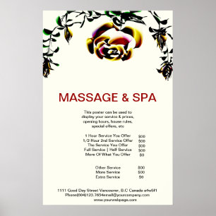 Cumingtonite Spa Massage Beauty Salon Poster
