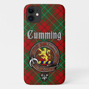 Cumming Clan Badge & Tartan Telefoonhoesje iPhone 11 Hoesje