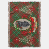Cumming Scottie Dog Kerstmis Throw Blanket Deken (Voorkant Verticaal)