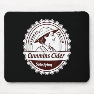 Cummins Cider Shirt - Funny Joke Novelty Gag Gift Muismat