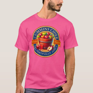 Cummins Cider Volwassen Humor Alcoholische Novelt T-shirt