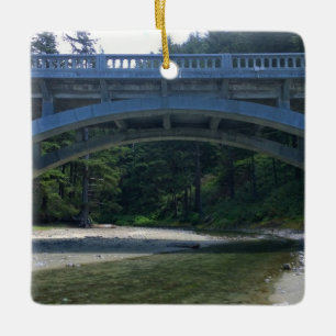 Cummins Creek bij Neptune State Park, OR Keramisch Ornament