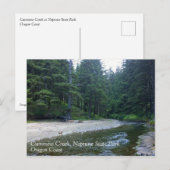 Cummins Creek in Neptune State Park, OF Briefkaart (Voorkant / Achterkant)