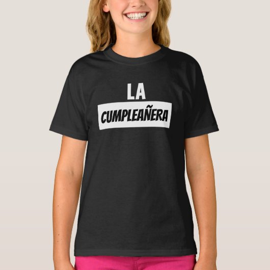 Cumpleañera niña t-shirt (Voorkant)