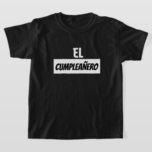 Cumpleañero Boys T-shirt (Laagn)