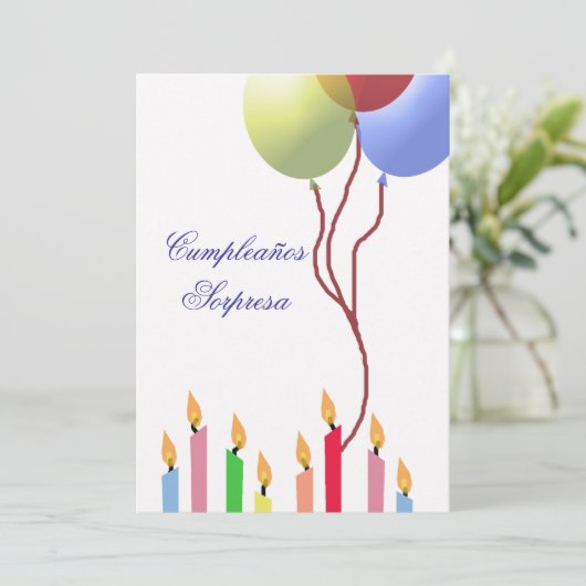 Cumpleaños - invitation (Debout devant)