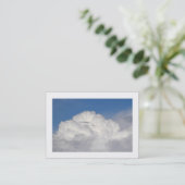 Cumulonimbus (grens) visitekaartje (Staand voorkant)